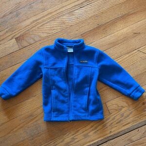 Columbia Royal Blue Kids Full-Zip Fleece Jacket